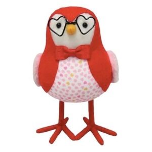 Spritz 2023 Valentine's Day Featherly Friends Bird Fledge Heart Shaped Glasses
